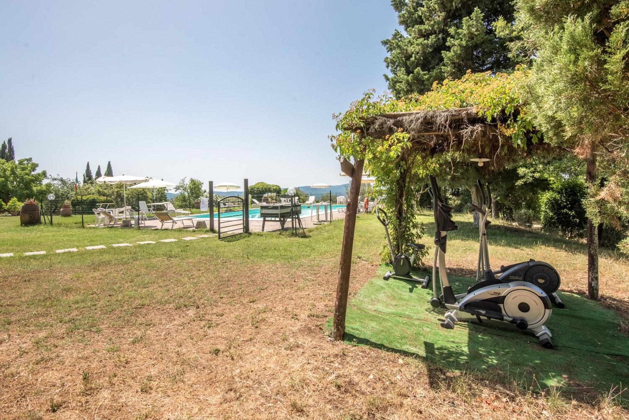 Poggio Primo - Trilocale Etrusco Villa Castiglion Fibocchi Luaran gambar