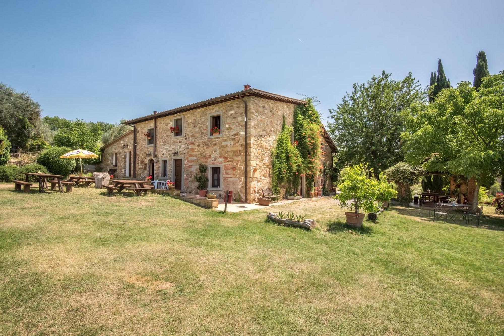 Poggio Primo - Trilocale Etrusco Villa Castiglion Fibocchi Luaran gambar